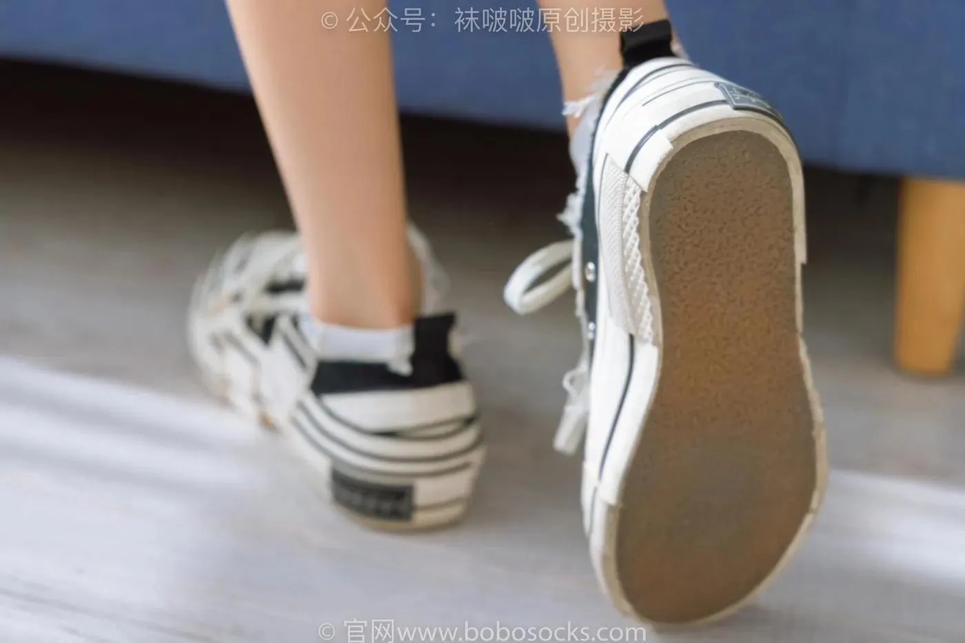 [BoBoSocks袜啵啵]NO.173 稚予-高跟鞋、板鞋、白丝、肉丝、白棉袜 [149P]插图6